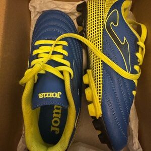 Joma Kids Soccer Shoes - Blue and Yellow